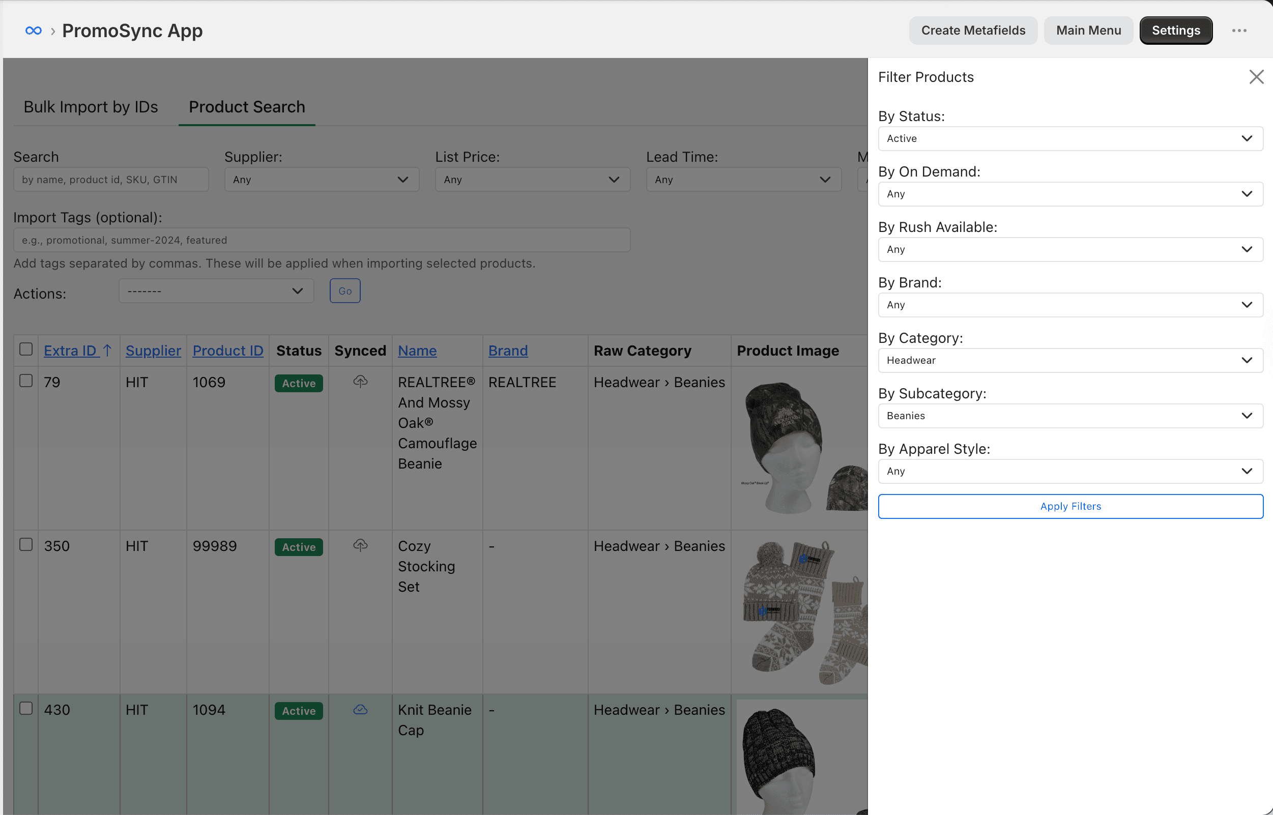 Normalized Categories on PSRESTful — one cross-supplier category tree for promotional products